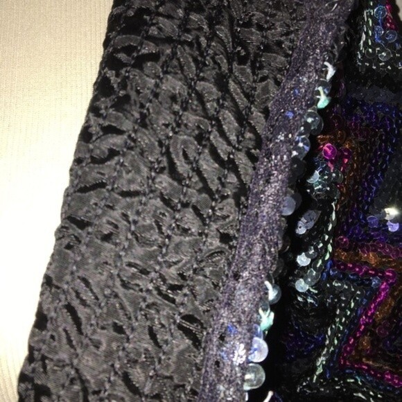 Vintage Therese Ahrens Sequin jacket Sz medium - Picture 5 of 9